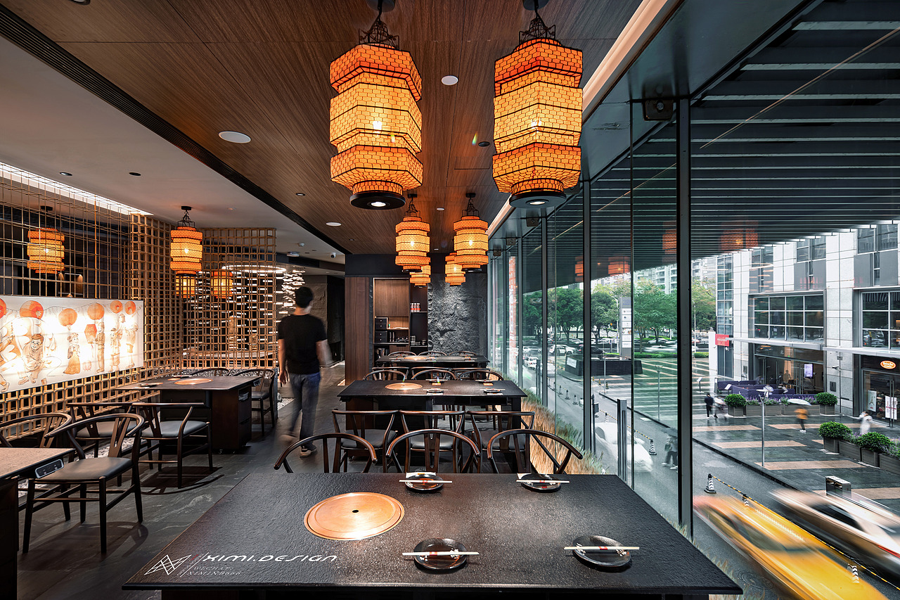 藏在CBD的四合院｜火爆广州的烤肉店·设计（图ZMjkxNTQ1ODQw） - 酒店餐饮设计 - 站酷设计师正在学堂原创素材 - 站酷ZCOOL