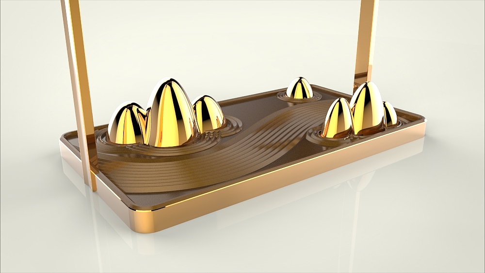 《兰亭雅趣》系列毛笔架二