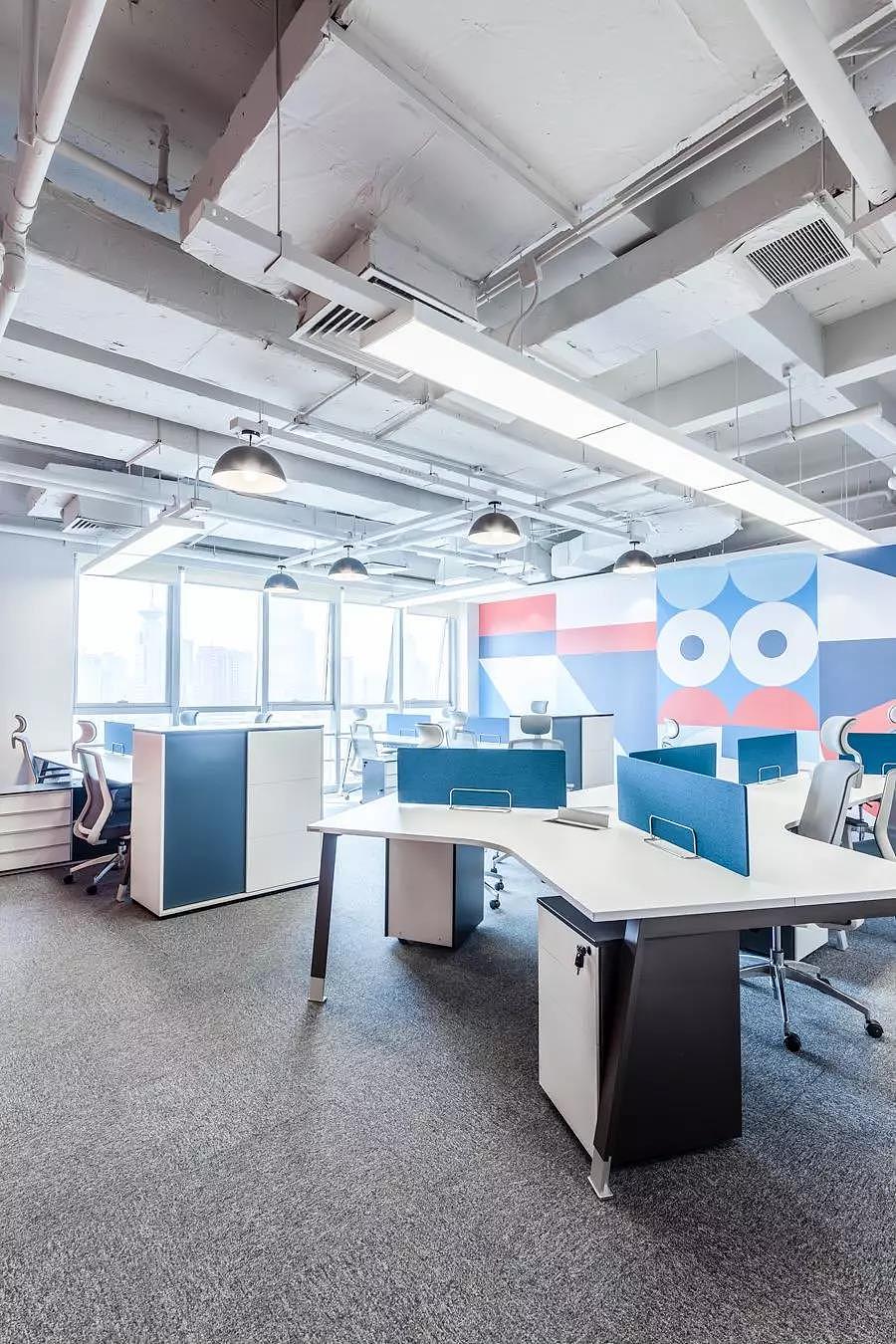 色彩“点亮”空间 | 蓝橙办公室