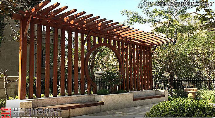 郑州别墅庭院设计施工,郑州龙湖林溪湾别墅庭院设计,郑州别墅庭院设计,郑州别墅花园设计施工