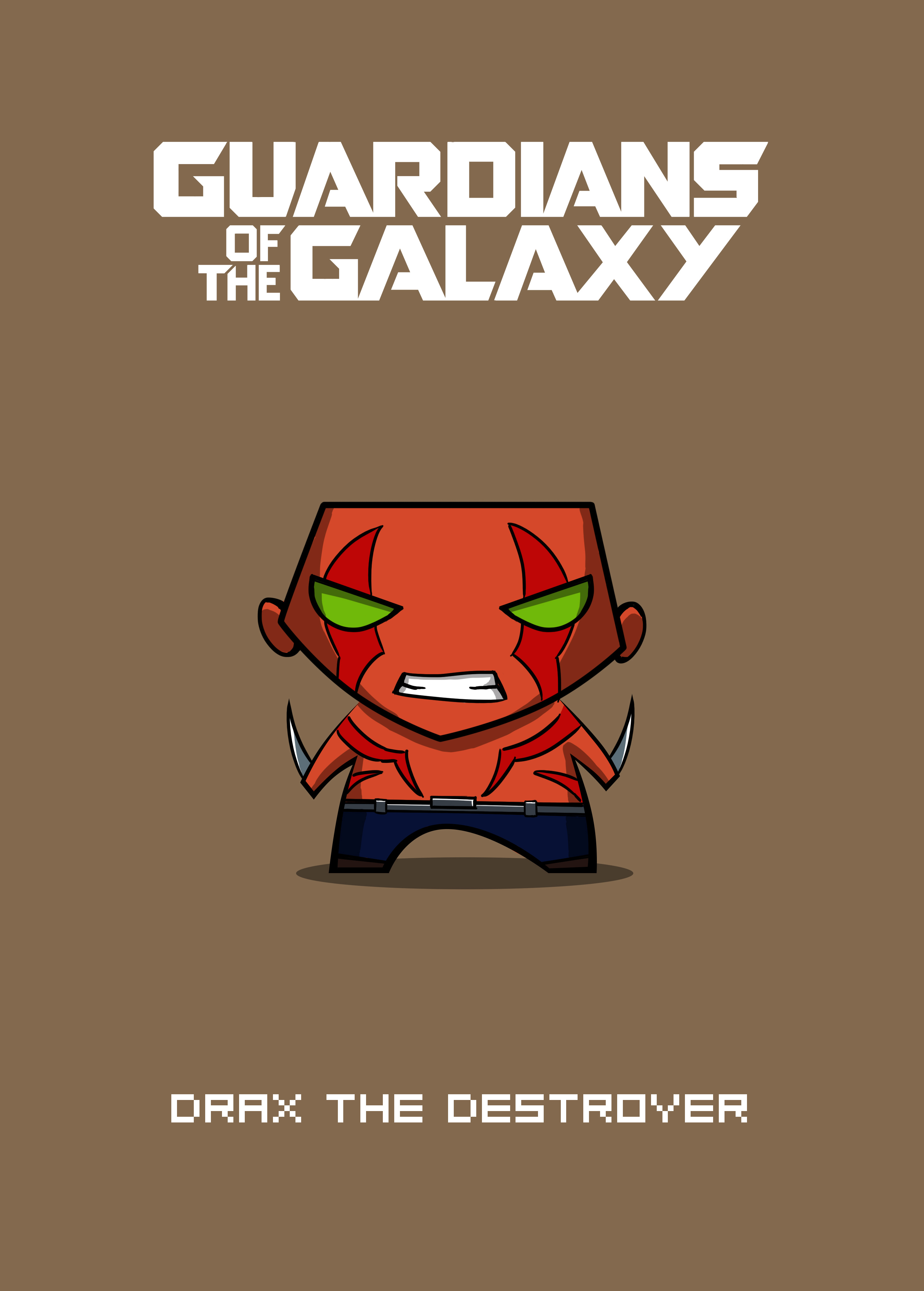 《银河护卫队》q版海报