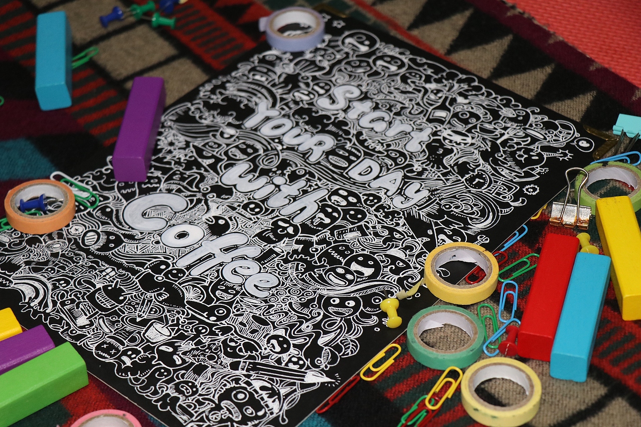 手绘咖啡店菜单（图ZNjUyMzM3MjA=） - 创作习作 - 站酷设计师雨山女乔原创素材 - 站酷ZCOOL