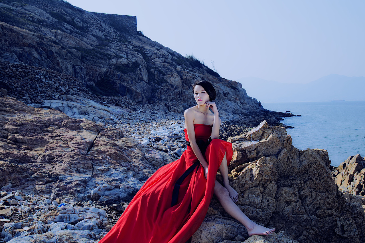 风车岛人像风光