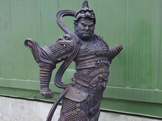 山西平遥双林寺韦陀临摹作品