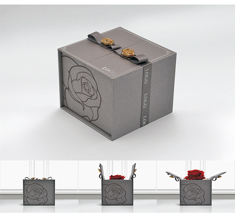 七夕永生花盒，拉升礼盒，永生花，花盒（图ZNjU1MzY2ODA=） - 包装 - 站酷设计师marco何原创素材 - 站酷ZCOOL