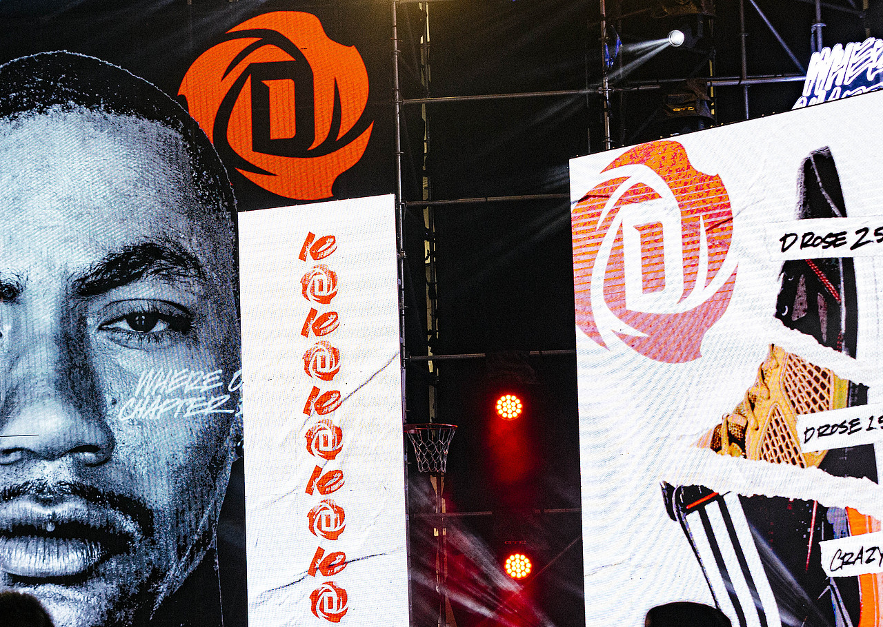 adidas活动风城玫瑰德里克罗斯十年rose