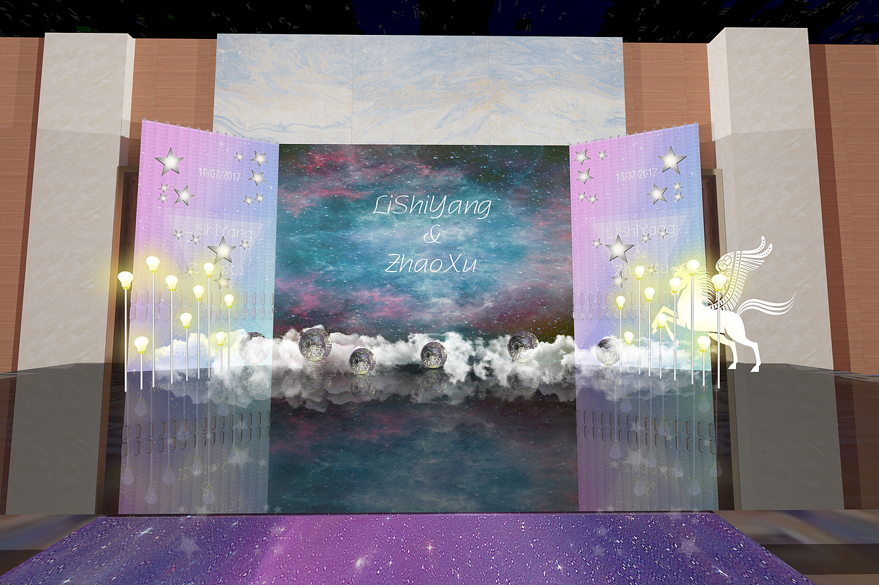 星空婚礼设计（图ZODM1MzIxMjg=） - 场景 - 站酷设计师璇璇子xxx原创素材 - 站酷ZCOOL