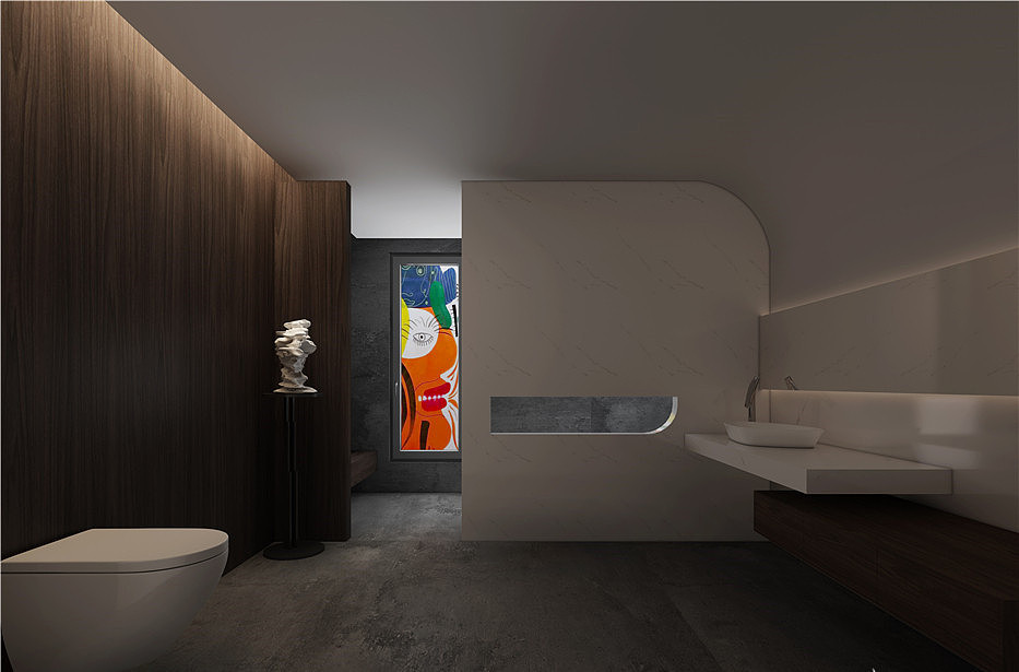 碧桂园450平方现代风格别墅装修设计