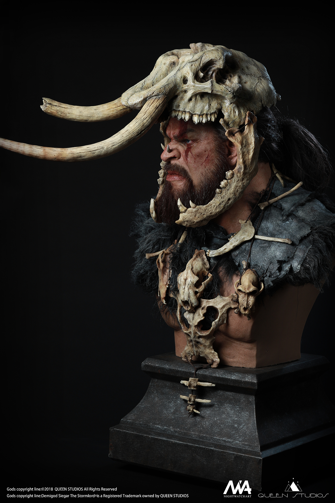 Queen Studios 原创作品：半神-风暴之王-齐格尔（图ZMTM3Njk0NDEy） - 手办/模玩 - 站酷设计师QueenStudios原创素材 - 站酷ZCOOL