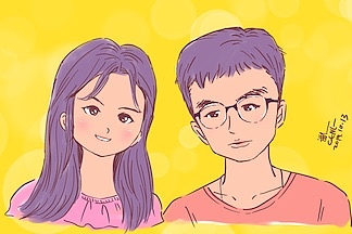 阿进似颜绘2019年现场画像作品（彩色篇）（图ZMTkxOTMwNzA0） - 单幅漫画 - 站酷设计师阿进似颜绘原创素材 - 站酷ZCOOL