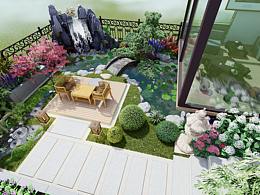 曲江某別墅花園