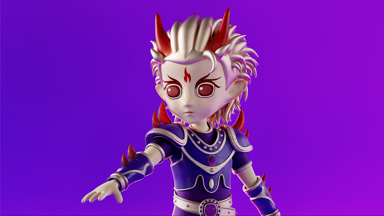 小魔王“魂淡”卡通形象设计