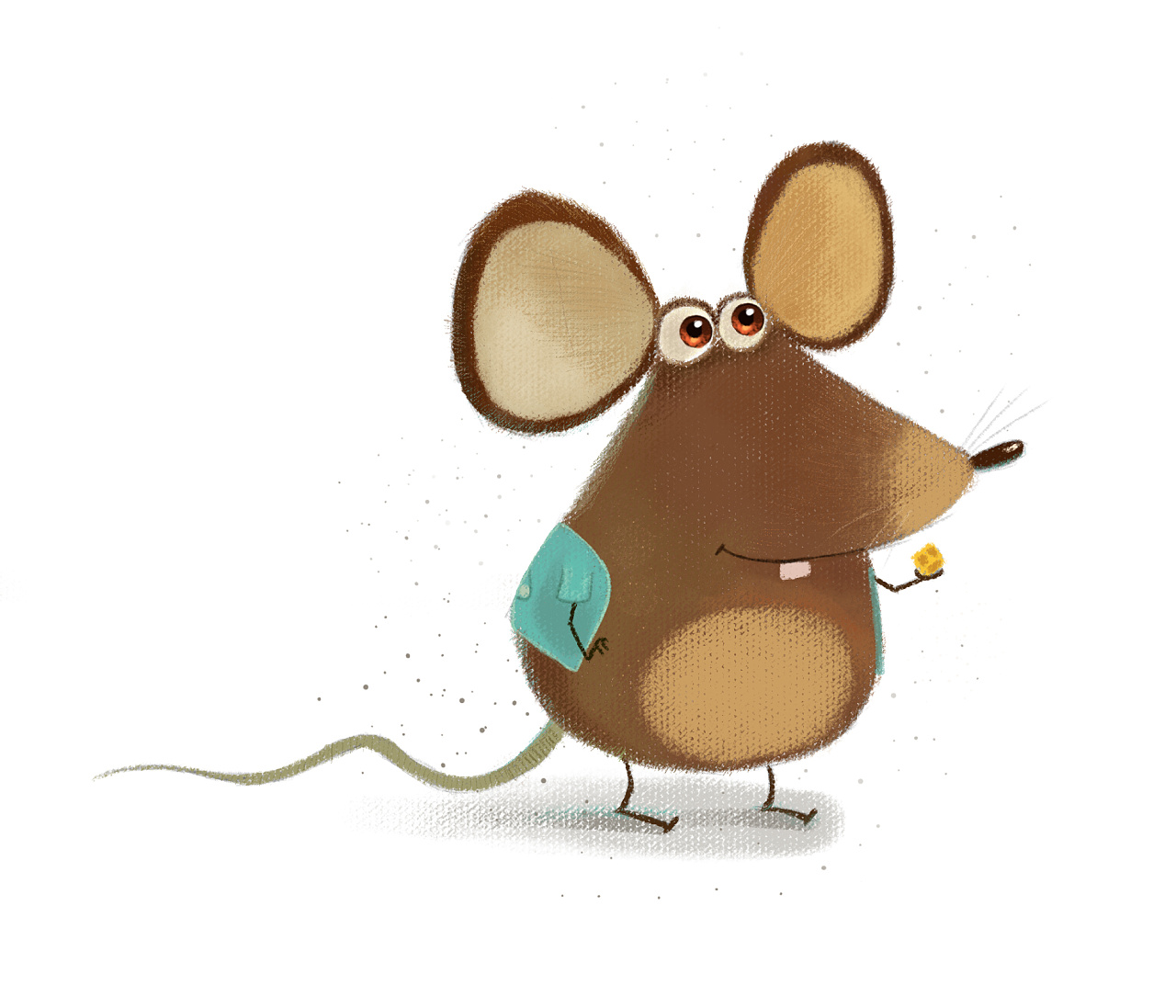 老鼠简笔画图解 简单漂亮动物儿童画大全 肉丁儿童网