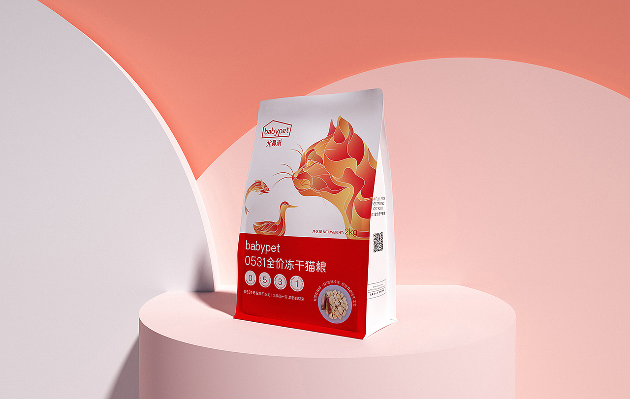 babypet北鼻派0531全价冻干包装设计