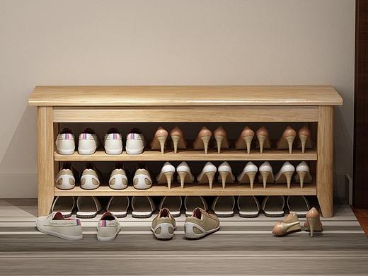 家具产品写实篇-换鞋凳