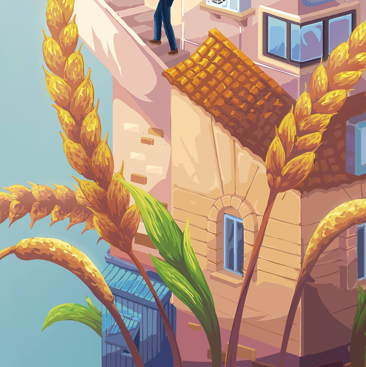 节气动态插画盘点（一）清明 谷雨 芒种