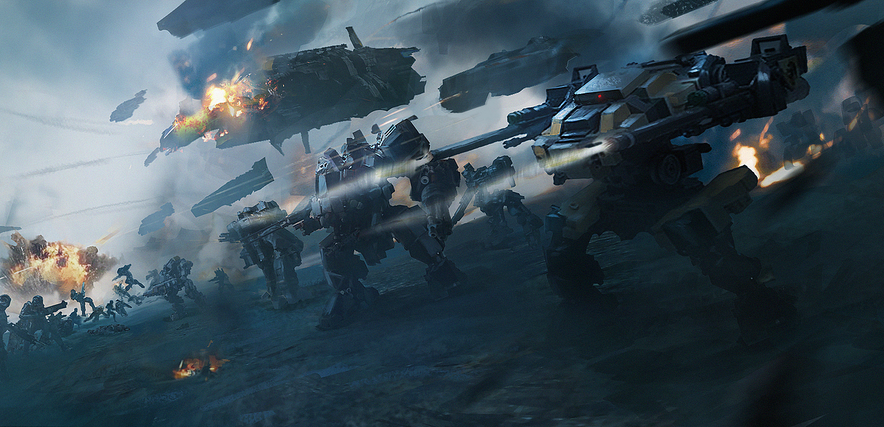 《溶解》科幻游戏概念图（图ZMTM2MjYzMjI4） - 概念设定 - 站酷设计师冯凯FengKai原创素材 - 站酷ZCOOL