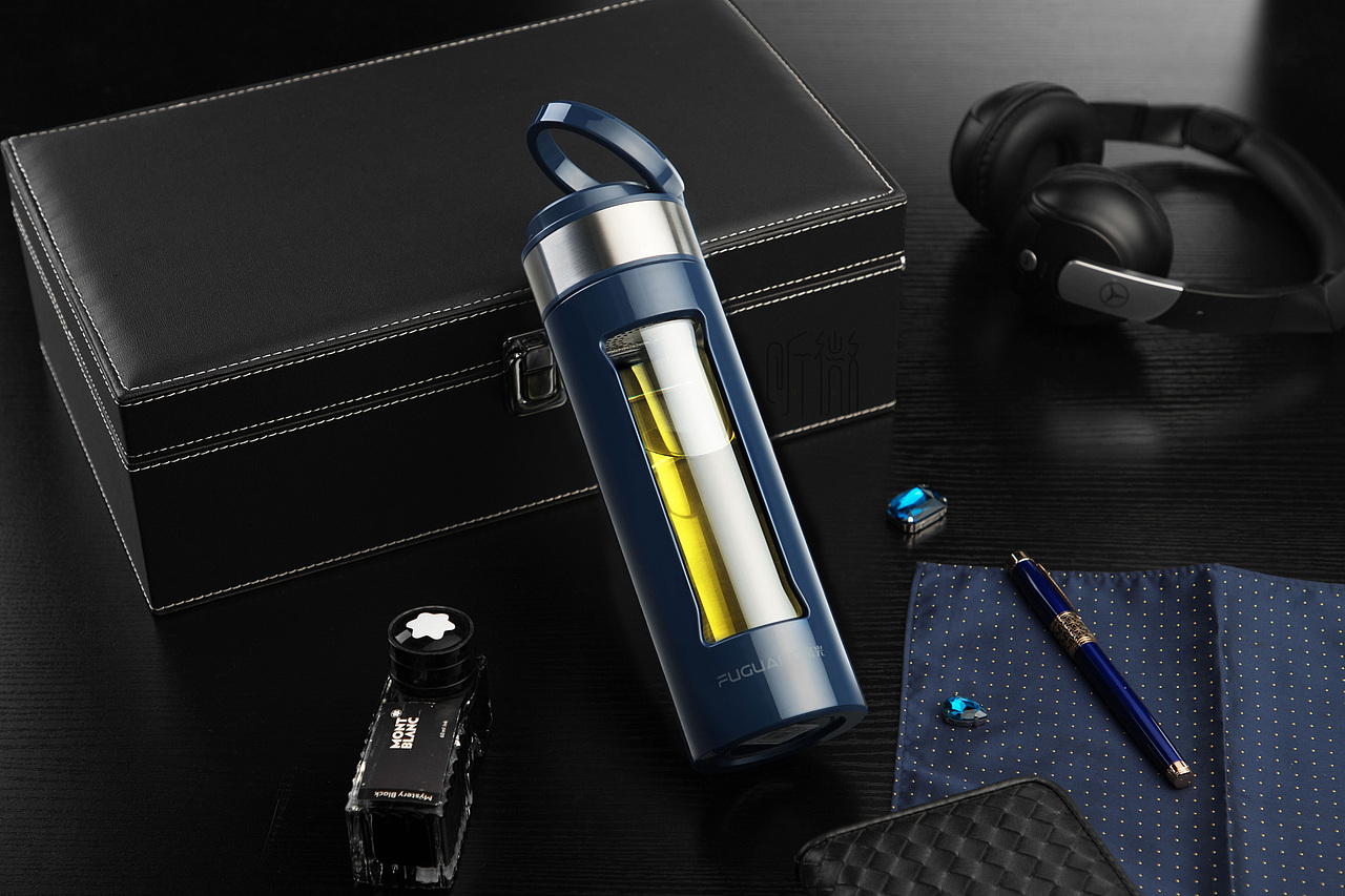 商务风玻璃杯 保温杯