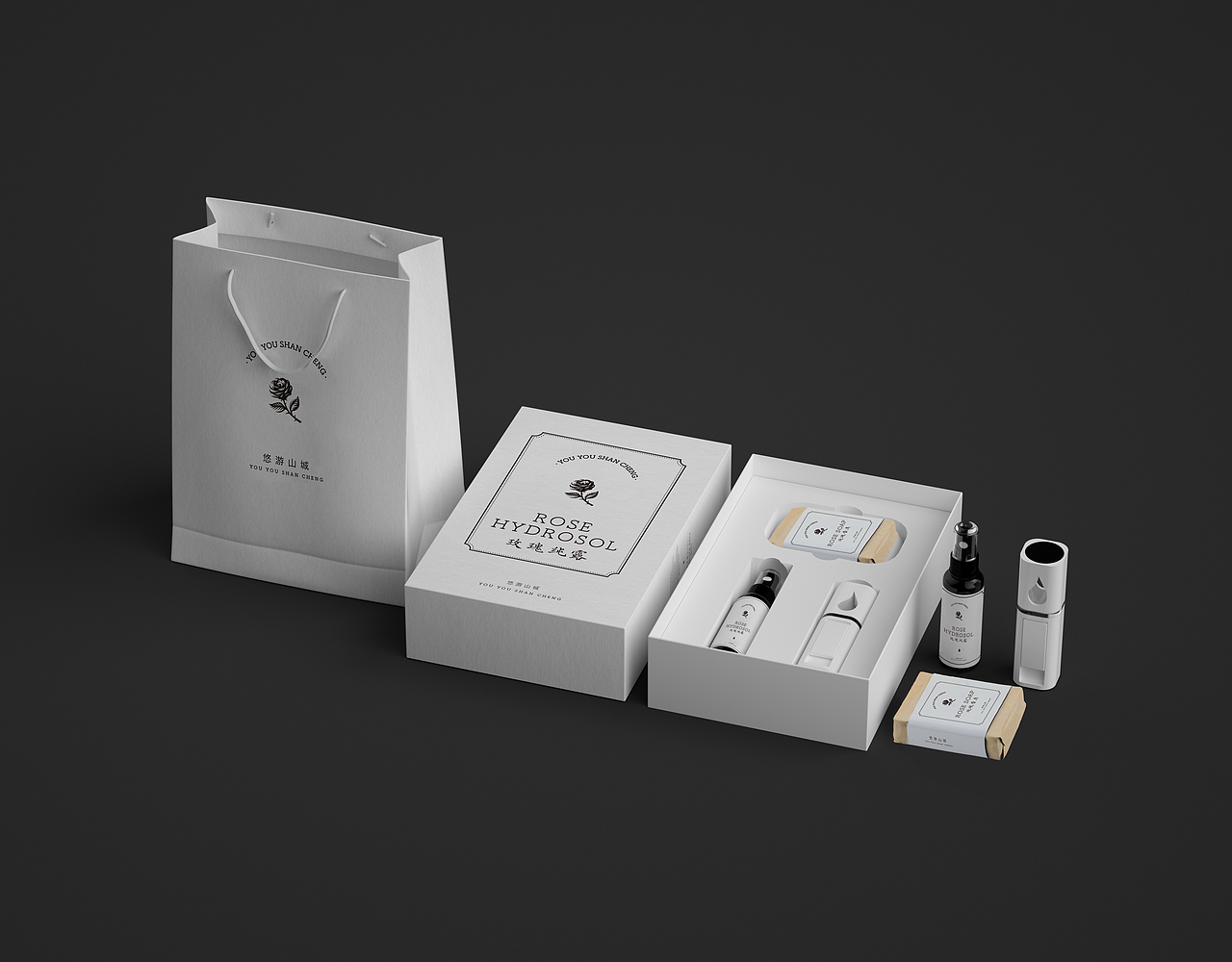 玫瑰花露（圖ZMTc2NjU5Mjky） - 包裝 - 站酷設(shè)計(jì)師任逸夫原創(chuàng)素材 - 站酷ZCOOL