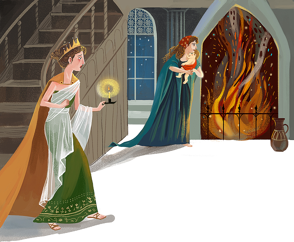 《古希腊神话》插图|插画|儿童插画|ameilili_原创作品-站酷(zcool)