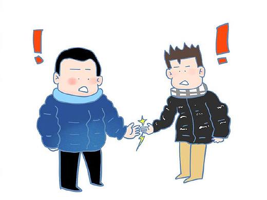 女生之间来静电VS男生之间来静电。 ​​​​
