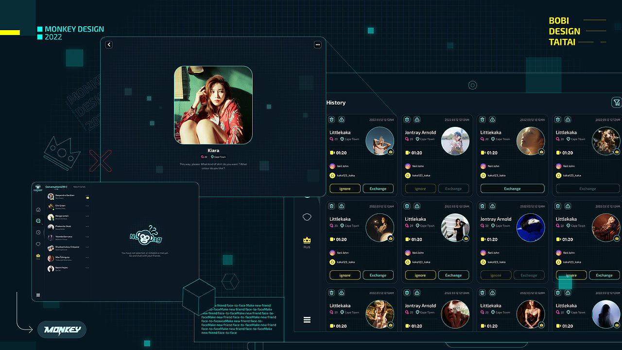 MONKEY（图ZMzU2NTA0OTM2） - APP界面 - 站酷设计师台台一台台1原创素材 - 站酷ZCOOL