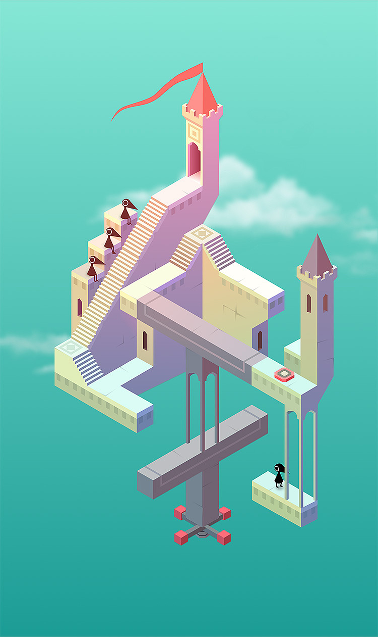 纪念碑谷（图ZMTA2NjcwOTg0） - 游戏UI - 站酷设计师angel2967原创素材 - 站酷ZCOOL