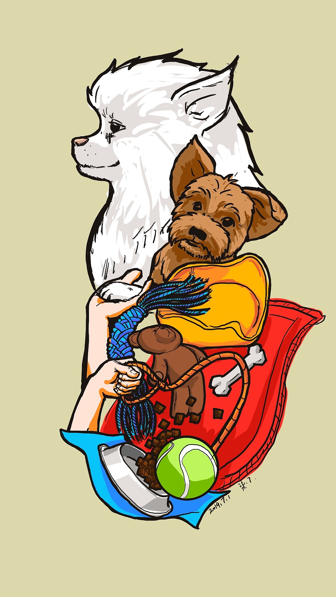 Jobs系列插画第一季合集（图ZMTY5OTg3ODcy） - 新锐潮流插画 - 站酷设计师柒点7原创素材 - 站酷ZCOOL