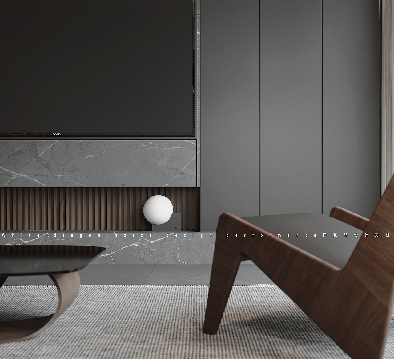 现代黑白灰||CR写实（图ZMjgxNDYyMTcy） - 家装设计 - 站酷设计师bingkele原创素材 - 站酷ZCOOL