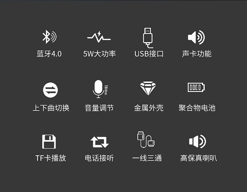 蓝牙音箱详情页