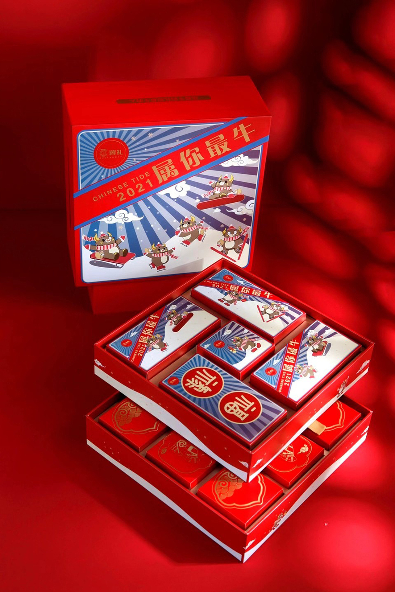 金牛送福,属你最牛 礼品礼盒包装设计