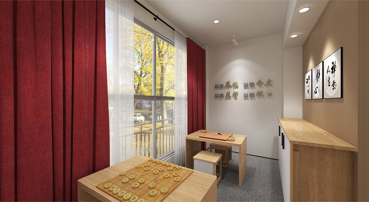 社区党建活动室 展厅