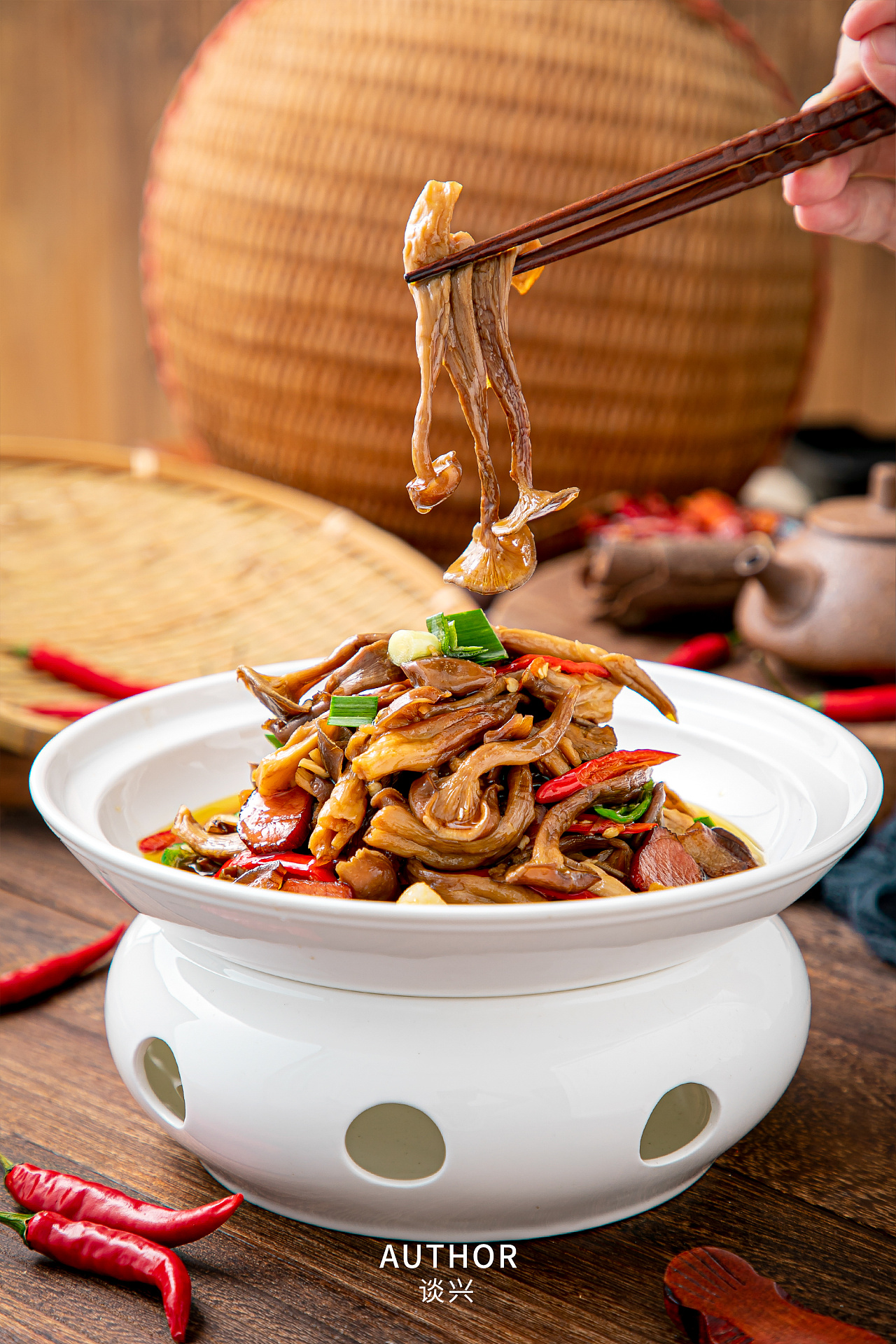 鹿茸菇干货食材拍摄|摄影|产品摄影|会炒菜的谈师傅 - 原创作品 - 站