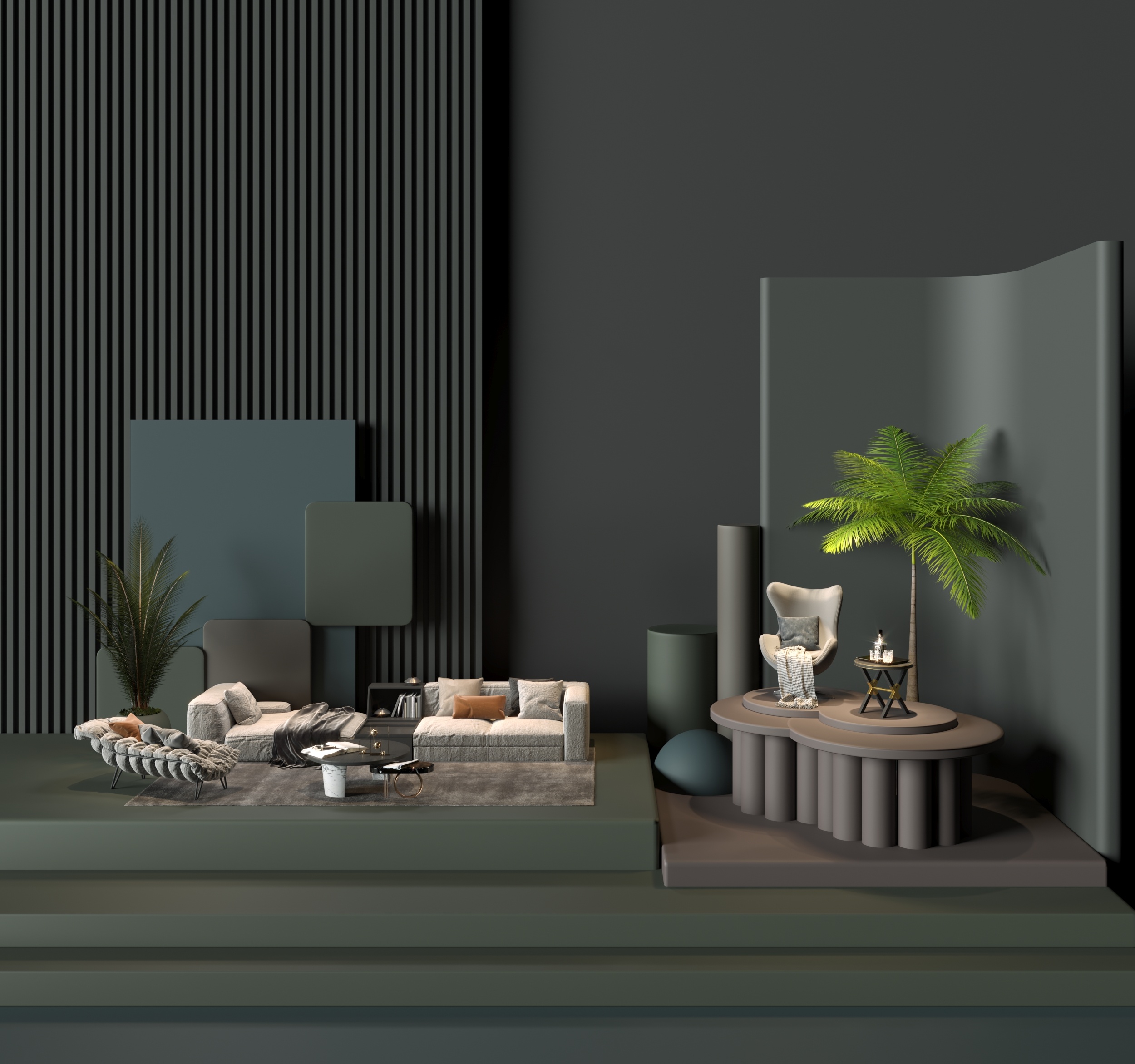 「灯饰天猫店铺-3d视频-场景渲染」