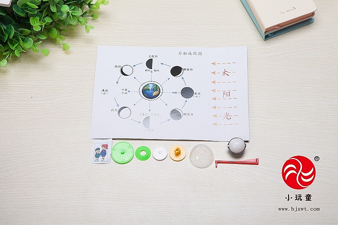 DIY创意实验-月相成因