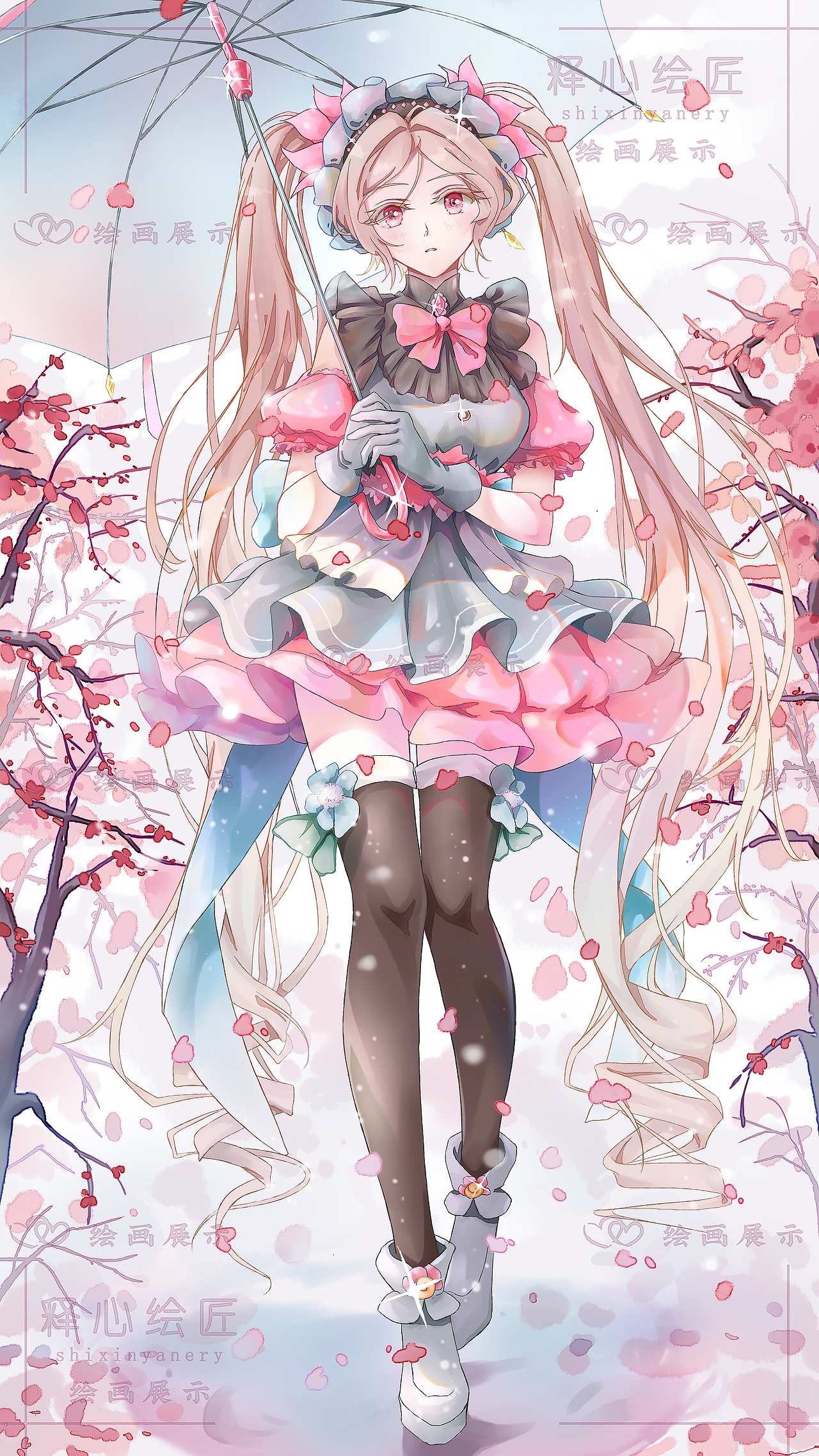 【释心绘匠工作室】板绘女孩