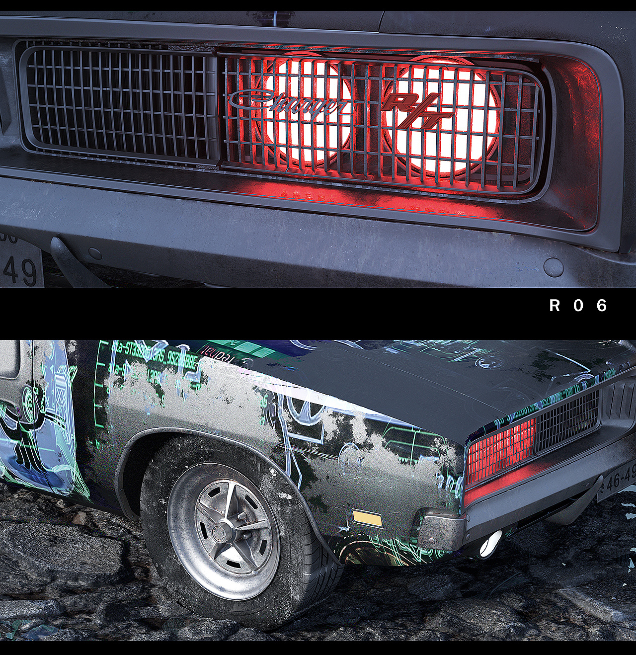 IO/ 坐汽车上的人-全C4D流程（图ZMjQxMjgxMjMy） - 场景 - 站酷设计师FIREFLY_LU原创素材 - 站酷ZCOOL