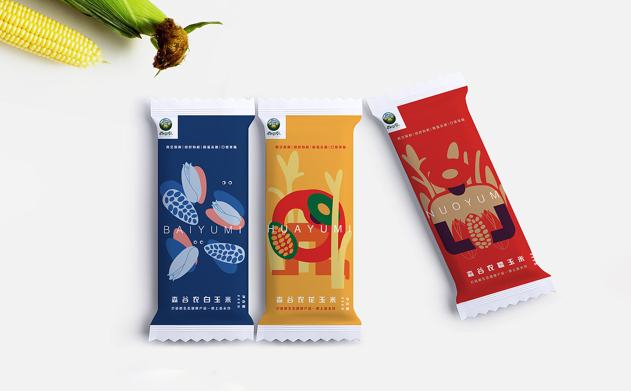 玉米系列包装（图ZMjYyMjcwMTEy） - 包装 - 站酷设计师本墨工作室原创素材 - 站酷ZCOOL