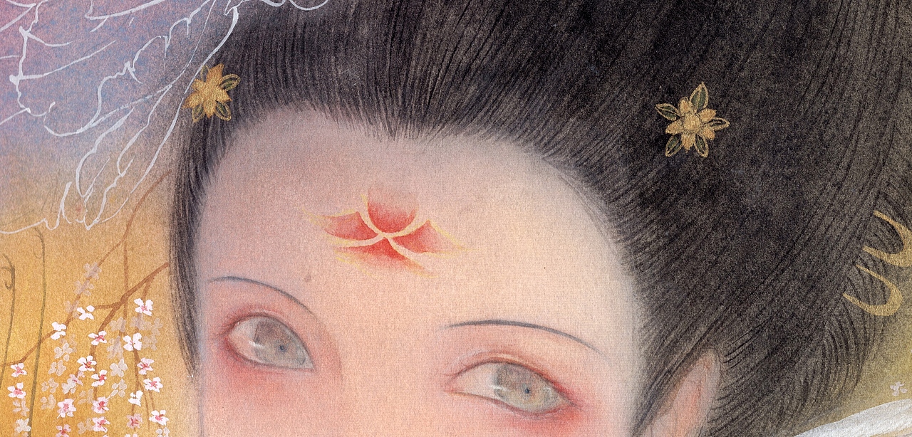 云想衣裳花想容（图ZMTAxMjQzNzUy） - 商业插画 - 站酷设计师鹿溟山原创素材 - 站酷ZCOOL