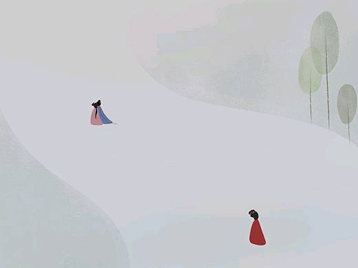 极简/禅意/国风插画（个人主页-ZNjc1NTgxOTI=） - 创作习作 - 站酷设计师苓翎原创素材 - 站酷ZCOOL