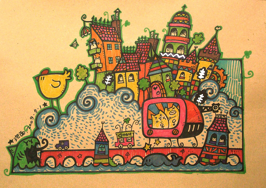 整理下线稿（图ZNjc2Mjg2MTI=） - 绘画 - 站酷设计师还是一碗泡面原创素材 - 站酷ZCOOL