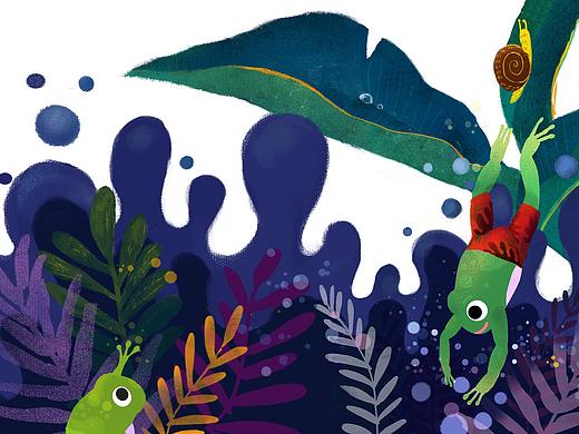 餐飲品牌蛙三插畫（個(gè)人主頁-ZMzUzMTMwNDQ=） - 商業(yè)插畫 - 站酷設(shè)計(jì)師池早吃棗原創(chuàng)素材 - 站酷ZCOOL