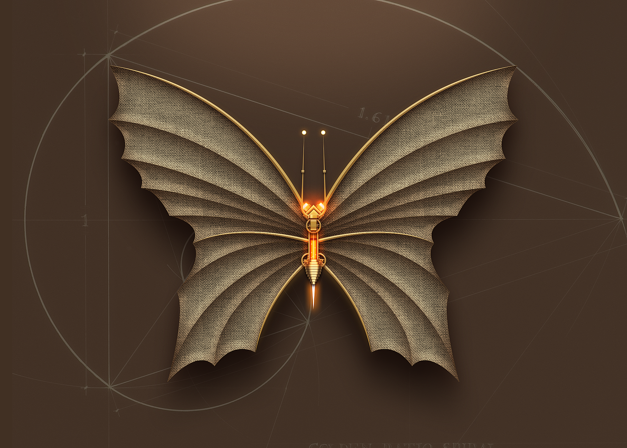 机械蝴蝶🦋（图ZMTc1NTA0NTk2） - 游戏UI - 站酷设计师Stratospherer原创素材 - 站酷ZCOOL