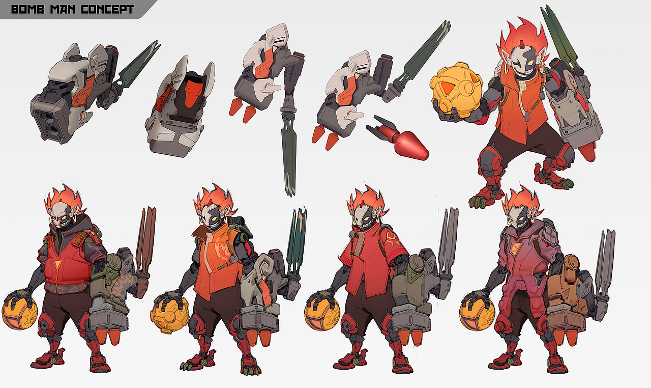 【游戏美术】角色概念设计图组（图ZMjgyMzk3OTI0） - 游戏原画 - 站酷设计师夹心山楂原创素材 - 站酷ZCOOL