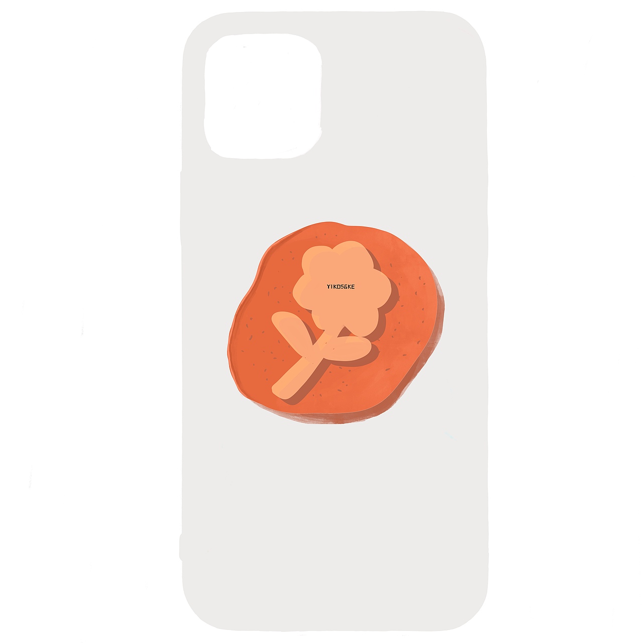 手机壳-橙色的花