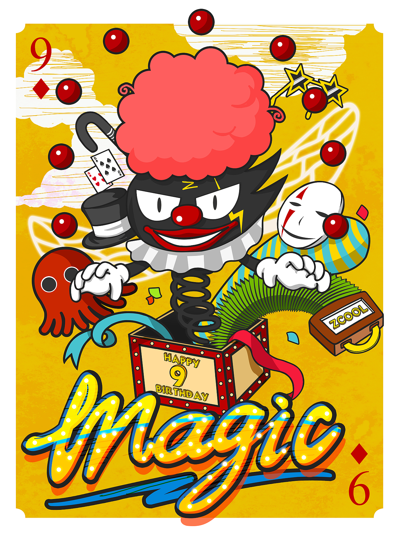 magic（图ZMzI2NjkxMDA=） - 新锐潮流插画 - 站酷设计师VENSON32原创素材 - 站酷ZCOOL