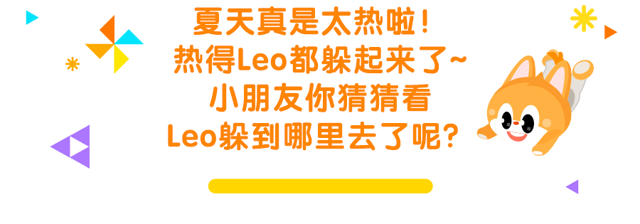 儿童创意课 |天太热了 Leo在盒子里乘凉呢
