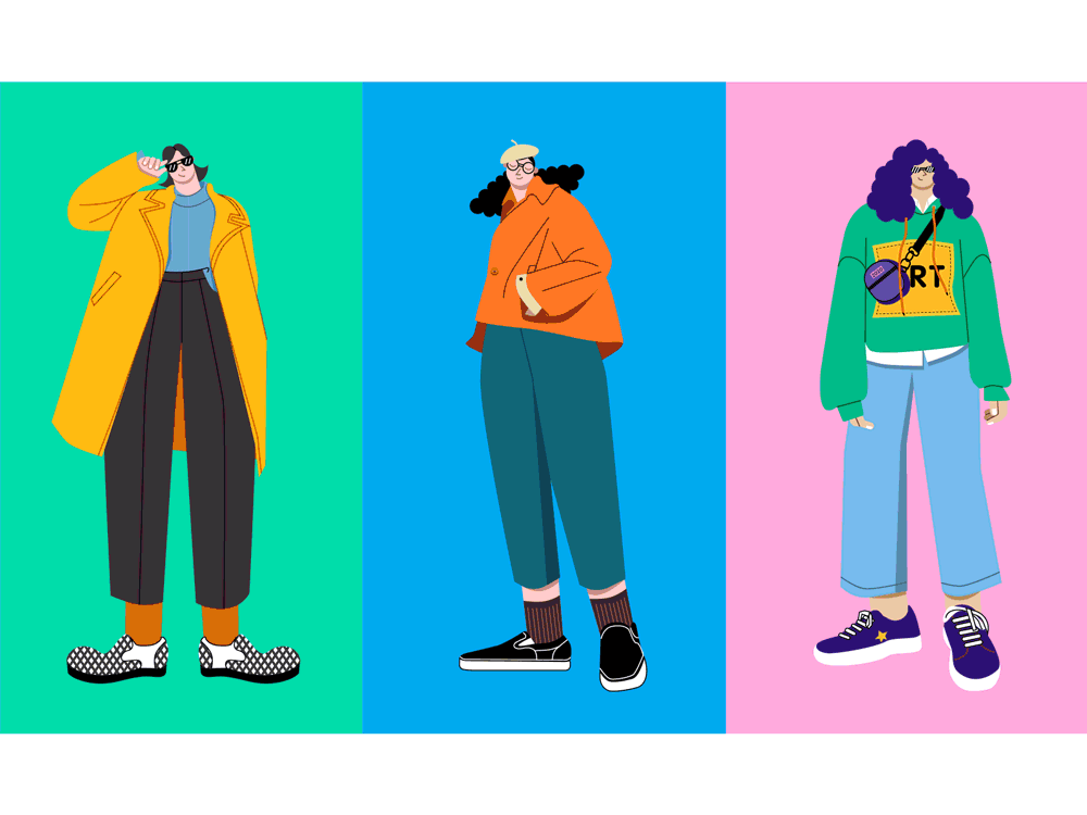 扁平插画人物（图ZMjMzNjgwNTIw） - 艺术插画 - 站酷设计师twinkle1110原创素材 - 站酷ZCOOL
