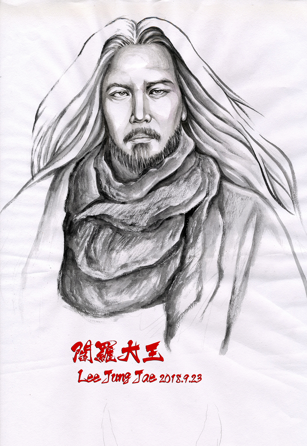 人物肖像绘画（《与神同行2》角色）（图ZMTI5NTc4NjUy） - 短片 - 站酷设计师張午胤原创素材 - 站酷ZCOOL