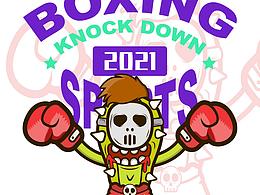 插畫課作業(yè)《拳擊仙人掌》